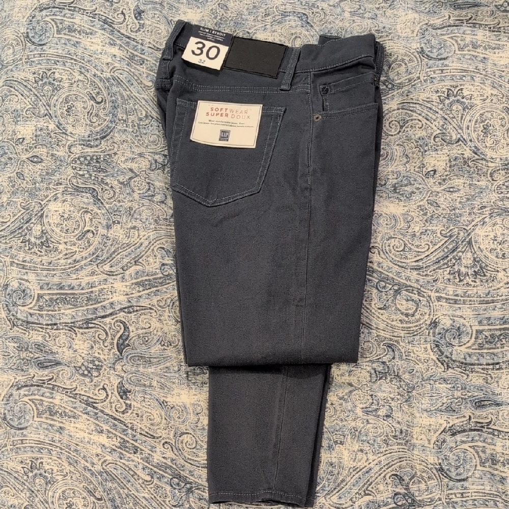 GAP Men's Soft Wear Slim Jeans Dark Blue